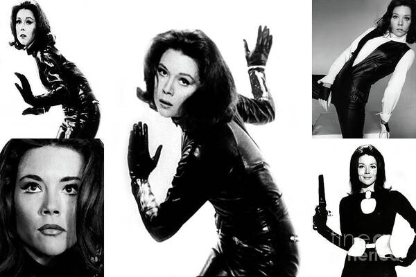 People Art Print featuring the photograph Diana Rigg as Emma Peel by Doc Braham