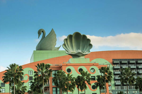 Disney Art Print featuring the photograph Disney Swan Hotel 1 by Jason Nicholas