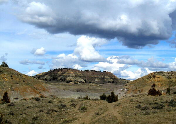 Badlands Art Print featuring the photograph Eastern Montana Badlands by Katie Keenan