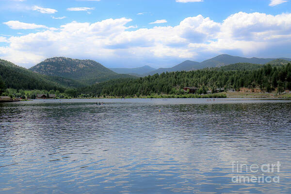 Evergreen Art Print featuring the photograph Evergreen Lake Colorado by Veronica Batterson