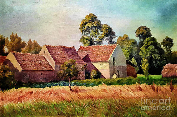 France Art Print featuring the photograph Farm at Gouvernes by Jack Torcello