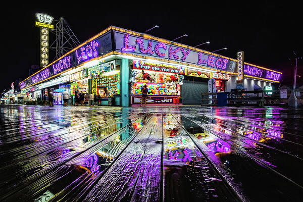 Arcade Art Print featuring the photograph Feeling Lucky by Kevin Plant