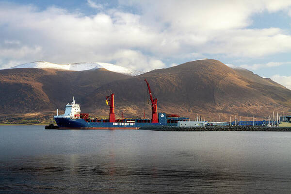 Shipping Art Print featuring the photograph Fenit Harbour Loading by Mark Callanan