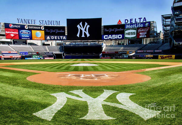Yankees Art Print featuring the digital art Field Level by CAC Graphics