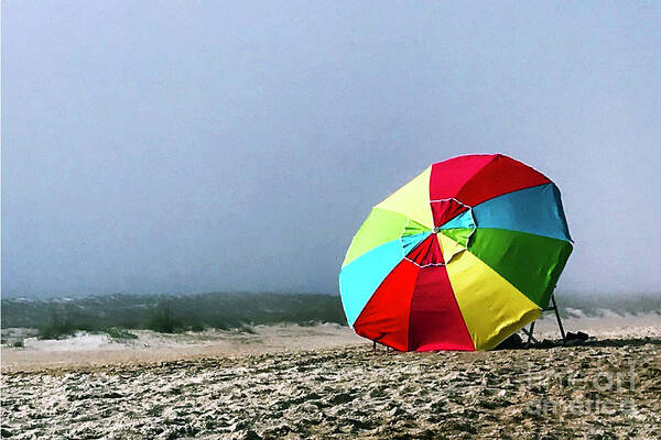 Beach Art Print featuring the photograph Foggy Optimism by Rick Locke - Out of the Corner of My Eye