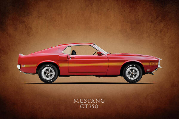 Ford Mustang Art Print featuring the photograph Ford Mustang Shelby GT350 1969 by Mark Rogan