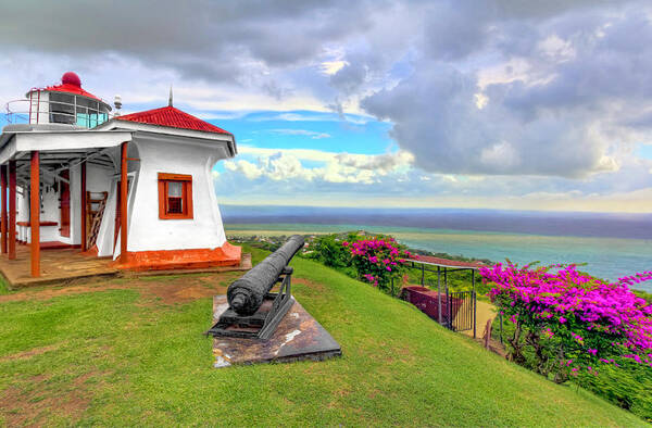 Fort King George Art Print featuring the photograph Fort King George,Tobago by Nadia Sanowar