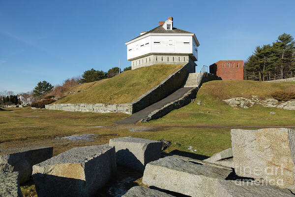 1800s Art Print featuring the photograph Fort McClary - Kittery Point, Maine by Erin Paul Donovan