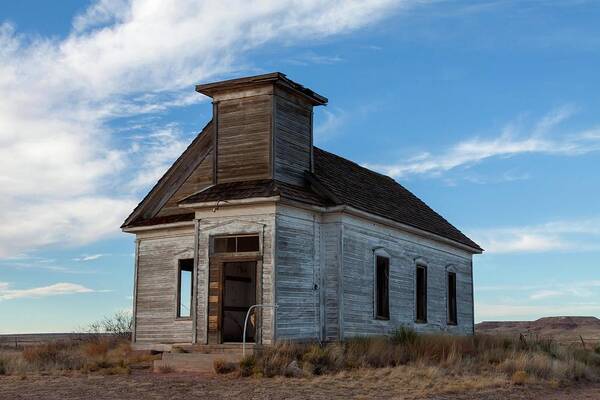 Abandoned Art Print featuring the photograph Fort Sumner - Abandoned Church by Liza Eckardt