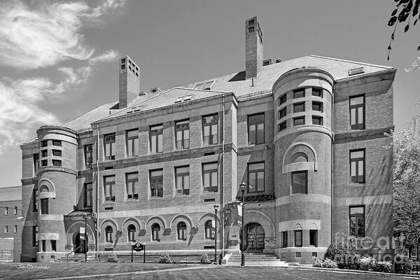 Framingham State Art Print featuring the photograph Framingham State University May Hall by University Icons