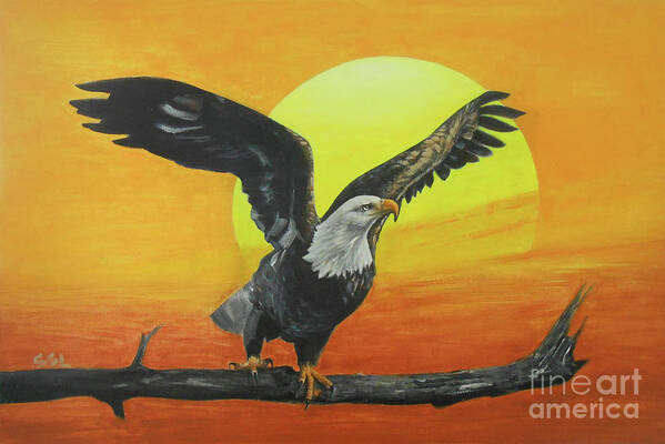 Free Spirit Art Print featuring the painting Free Spirit by Jane See