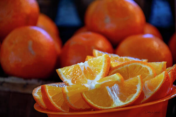 Fruit Art Print featuring the photograph Fresh Oranges by Debby Richards