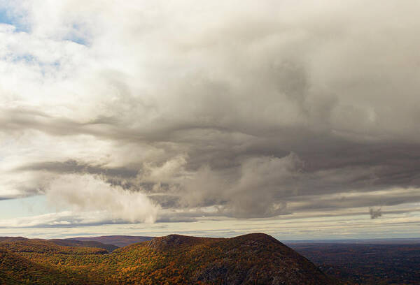 Autumn Art Print featuring the photograph From the Fall Mountain Top in Hudson Valley, NY by Auden Johnson