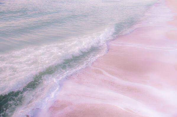 Gentle Waves Art Print featuring the photograph Gentle Waves by Julie Palencia