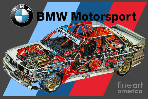 BMW M3 poster print, BMW poster, M3 print, car poster, supercar poster,  abstract car all art