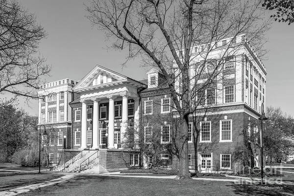 Gettysburg College Art Print featuring the photograph Gettysburg College Weidensall Hall by University Icons