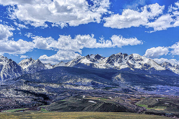Gore Range Art Print featuring the photograph Gore Range From Ute Pass Road by Stephen Johnson