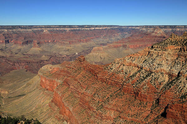 Grand Canyon National Park Art Print featuring the photograph Grand Canyon - Daytime View by Richard Krebs