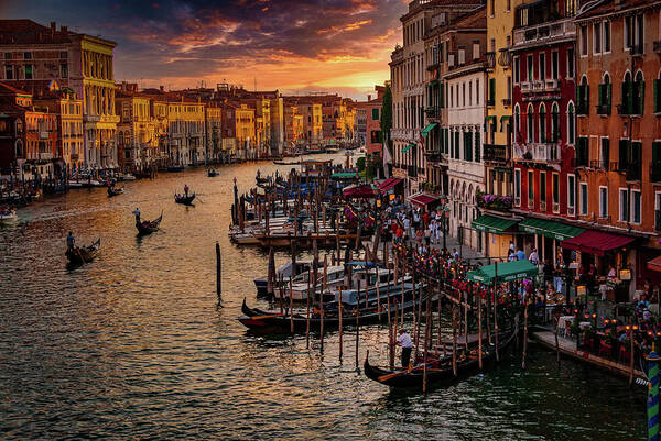 Grand Canal Art Print featuring the photograph Grand Canal #2 by Harry Spitz