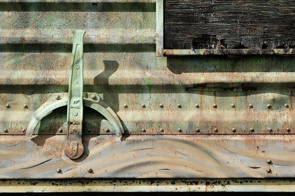 Decay Art Print featuring the photograph Green Lever by Kreddible Trout