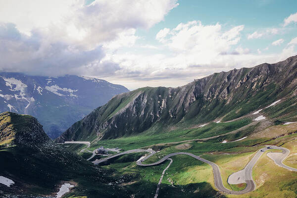 Hohe Tauern Range Art Print featuring the photograph Grossglockner Hochalpenstrasse by Vaclav Sonnek