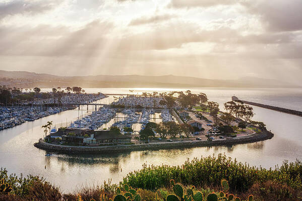 Dana Point Art Print featuring the photograph Heavenly At Dana Point by Joseph S Giacalone
