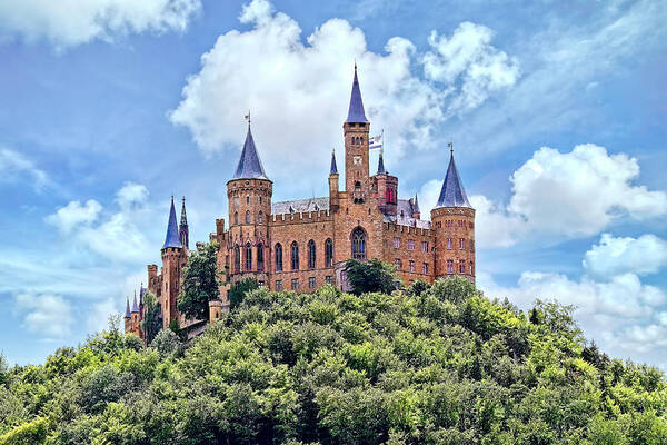 Architecture Art Print featuring the photograph Hohenzollern Castle by Marcia Colelli