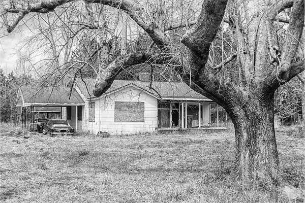Abandoned Art Print featuring the photograph Home No More - Abandoned House in Craven County North Carolina by Bob Decker