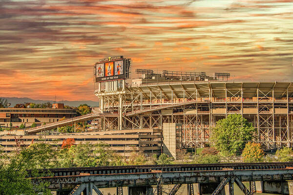 University Of Tennessee Art Print featuring the photograph Home of the Tennessee Volunteers by Marcy Wielfaert