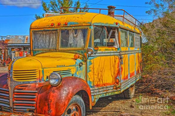  Art Print featuring the photograph Home On Wheels by Rodney Lee Williams