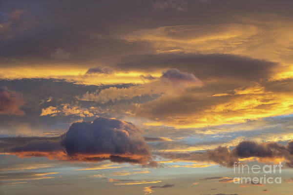 Clouds Art Print featuring the photograph In the sea of clouds 2 by Adriana Mueller