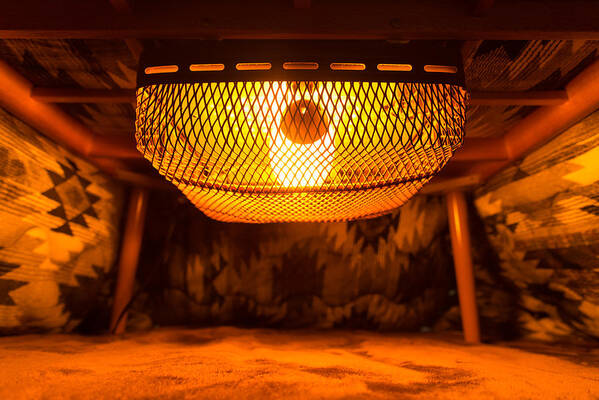 Lifestyles Art Print featuring the photograph Inside Of Japanese Kotatsu Table Heater by Ahirao_photo