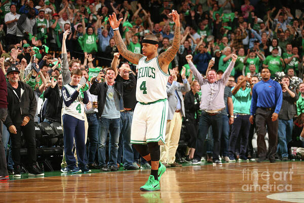 Playoffs Art Print featuring the photograph Isaiah Thomas by Ned Dishman