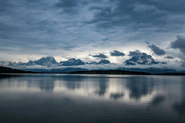 Nature Art Print featuring the photograph Jackson Lake - Grand Tetons National Park by Rose Guinther