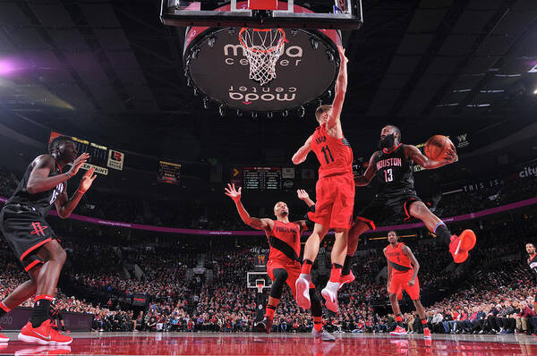 James Harden Art Print featuring the photograph James Harden by Sam Forencich