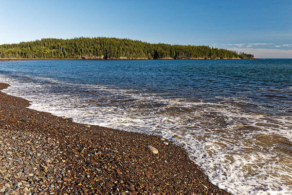 Downeast Art Print featuring the photograph Jasper Beach by Kevin Shields