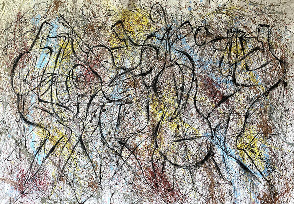 Print　Rhythm3　Fine　Leon　Art　Jazz　and　Art　Pollock　Jackson　Zernitsky　by　America