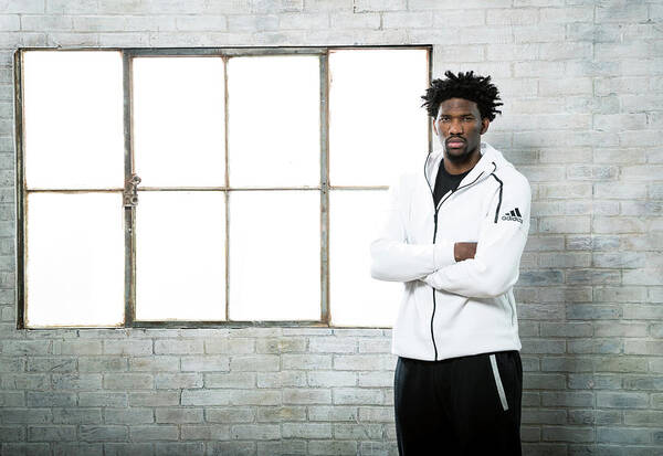 Joel Embiid Art Print featuring the photograph Joel Embiid by Nathaniel S. Butler