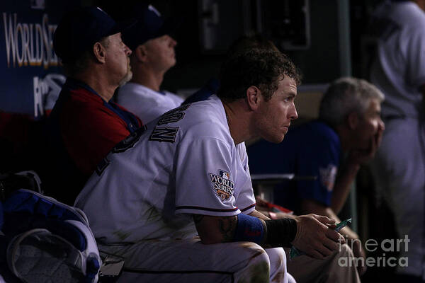 American League Baseball Art Print featuring the photograph Josh Hamilton by Christian Petersen