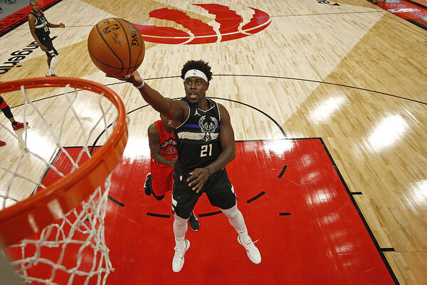 Jrue Holiday Art Print featuring the photograph Jrue Holiday by Scott Audette