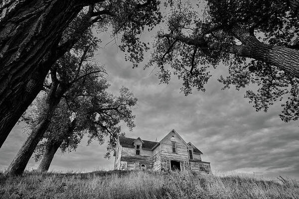 Haunted House Art Print featuring the photograph June 2022 Haunted House 2 by Alain Zarinelli