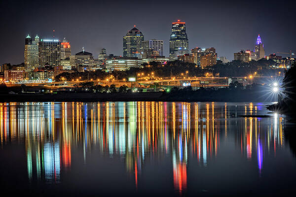 Missouri Art Print featuring the photograph Kansas City Reflections by Rick Berk