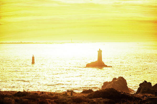 Brittany Art Print featuring the photograph La Vielle Phare by John Paul Cullen