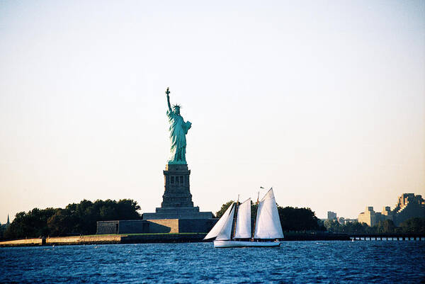 Liberty Art Print featuring the photograph Lady Liberty by Claude Taylor