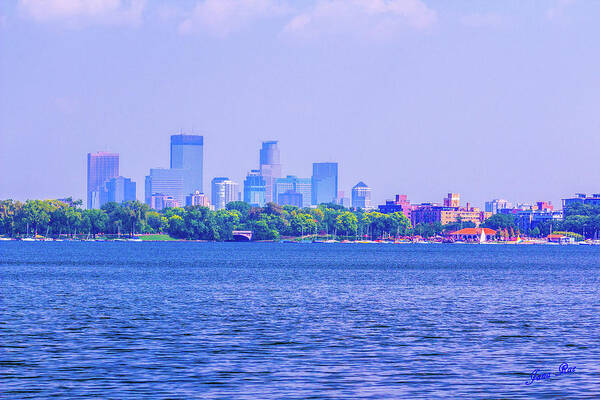  Art Print featuring the photograph Lake Calhoun 2298 For Kayla by Jana Rosenkranz