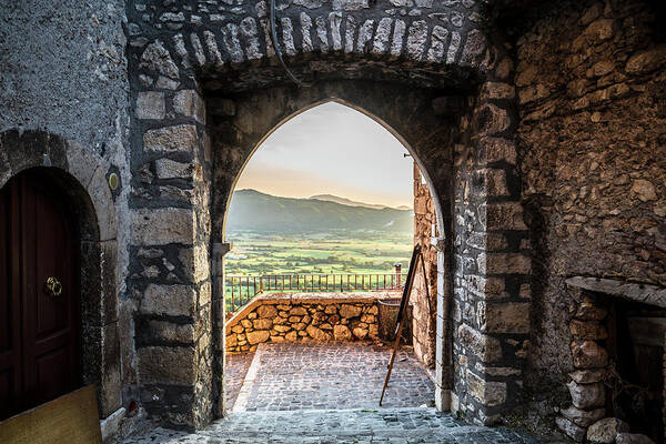 Abruzzo Art Print featuring the photograph Landscape of Abruzzo by Fabiano Di Paolo