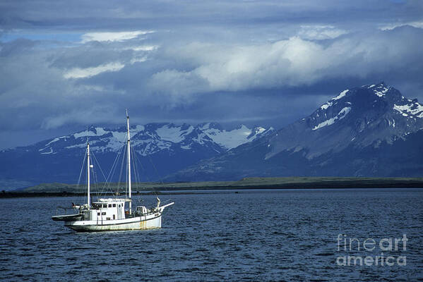 Patagonia Art Print featuring the photograph Last Hope Sound Patagonia by James Brunker