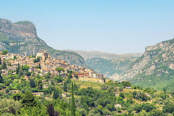 Admiral Of Grasse Art Print featuring the photograph Le-Bar-Sur-Loup by Manjik Pictures