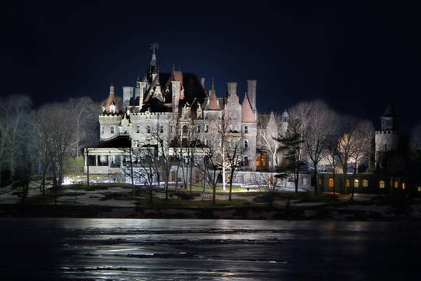 Boldt Castle Art Print featuring the photograph Let the Light On by Lori Deiter