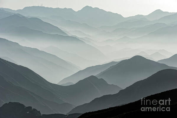 Mount Baldy Art Print featuring the photograph Like a Watercolor by Rich Cruse